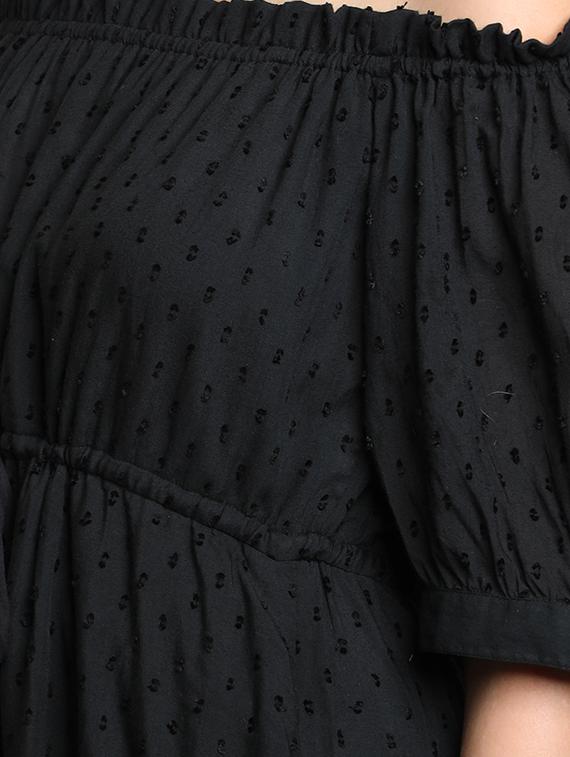 off shoulder tiered dress - 17336057 - Zoom Image - 4