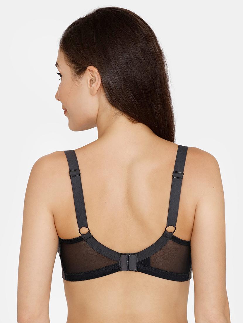 bow patch solid bra - 17336137 - Zoom Image - 3