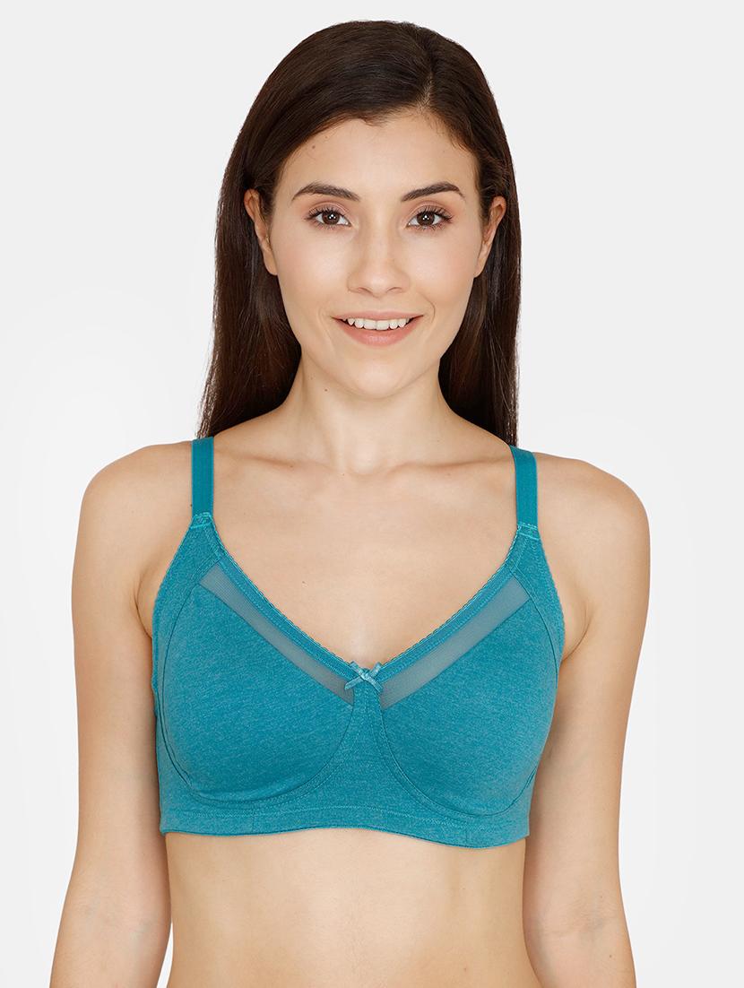 bow patch solid bra - 17336139 - Zoom Image - 1