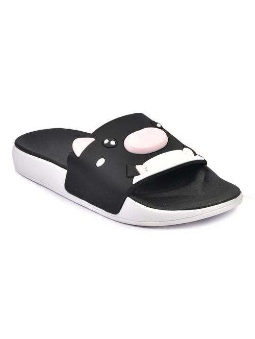 black synthetic slippers flip flops - 17336169 - Very Small Image - 1