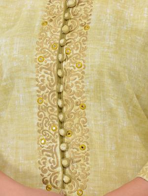 embroidered straight kurta - 17336323 - Standard Image - 4