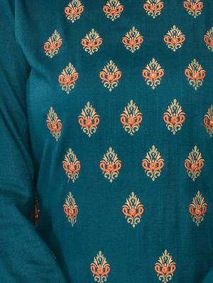 embroidered straight kurta - 17336324 - Standard Image - 4
