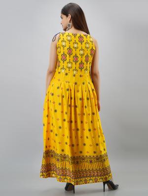 floral print a-line kurta - 17336446 - Standard Image - 4