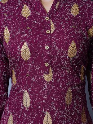 printed kurta pant set - 17336567 - Standard Image - 5