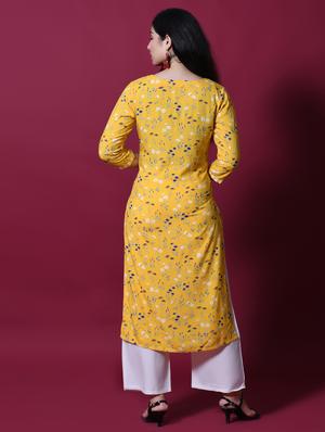 floral kurta palazzo set - 17336577 - Standard Image - 4