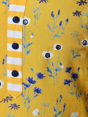 floral kurta palazzo set - 17336577 - Standard Image - 6