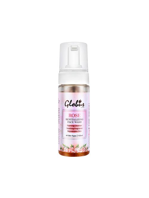 globus naturals revitalizing rose foaming face wash, 150 ml - 17336701 - Standard Image - 1