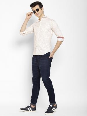 beige printed casual shirt - 17336925 - Standard Image - 5