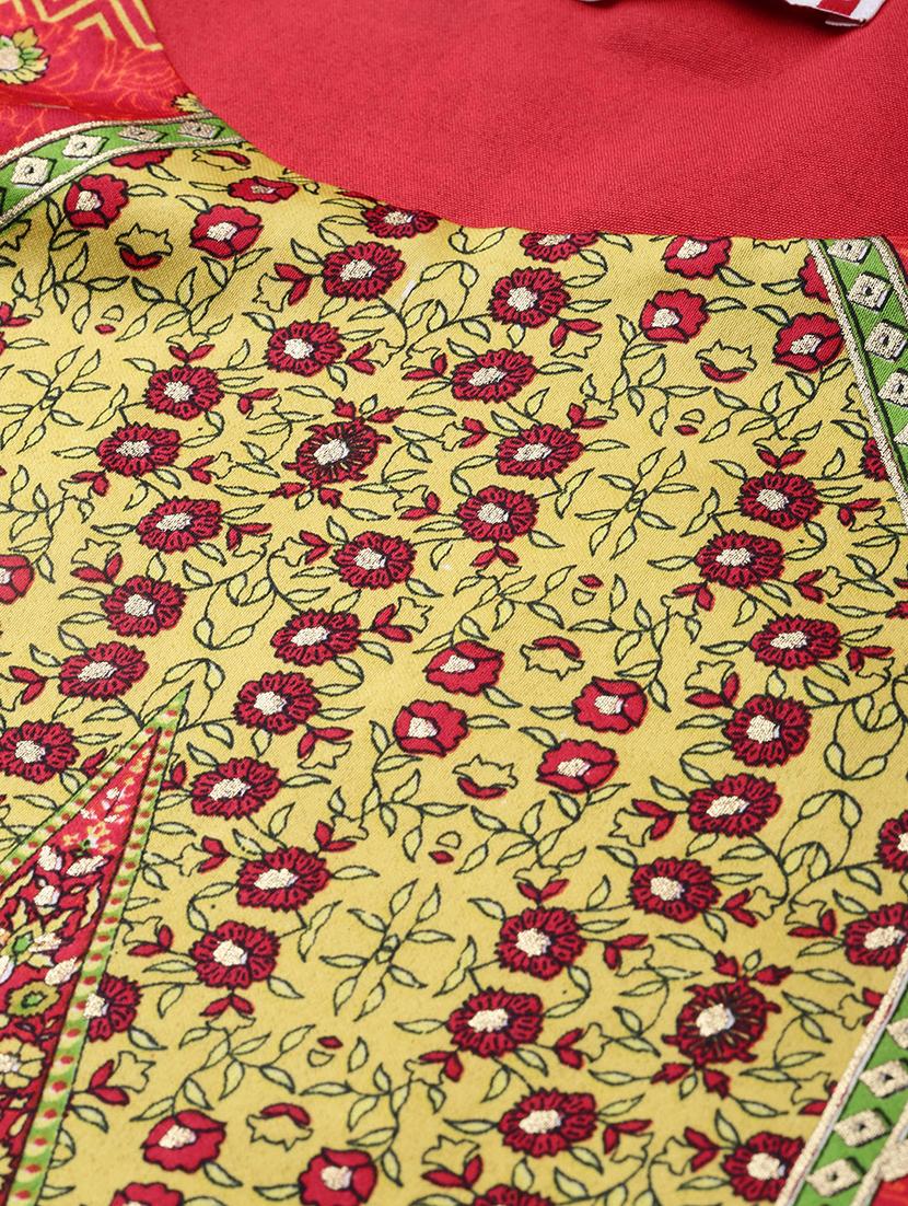 floral print flared lehenga - 17336989 - Zoom Image - 5