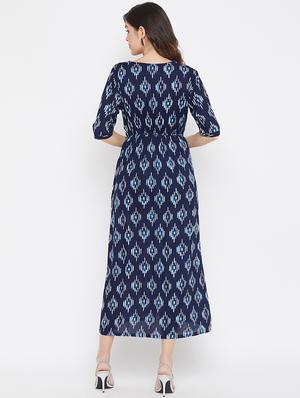 tie front maxi dress - 17337069 - Standard Image - 3