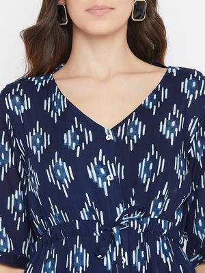 tie front maxi dress - 17337069 - Standard Image - 4