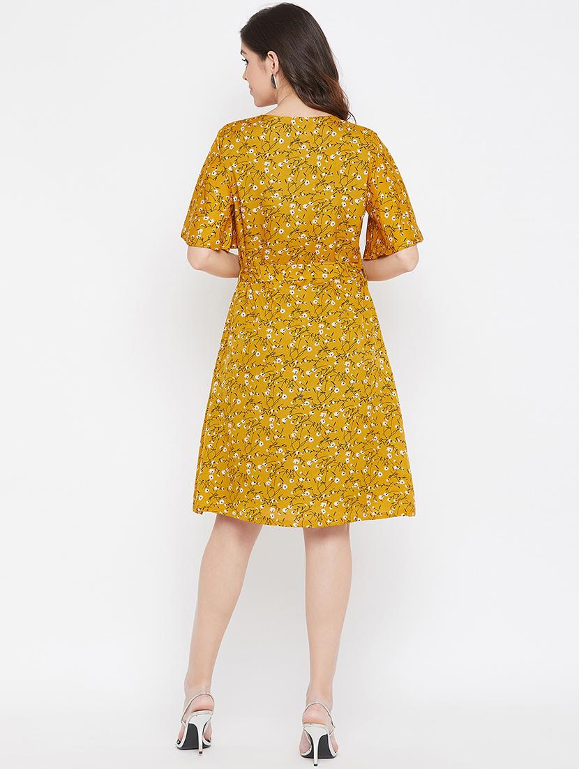 floral tie front dress - 17337073 - Zoom Image - 3