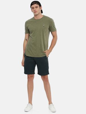 grey solid bermuda shorts - 17337214 - Standard Image - 4