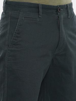 grey solid bermuda shorts - 17337214 - Standard Image - 5