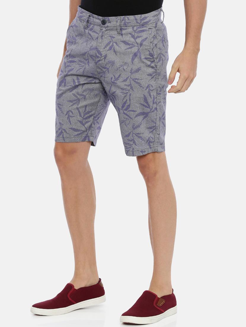 grey printed bermuda shorts - 17337234 - Zoom Image - 2