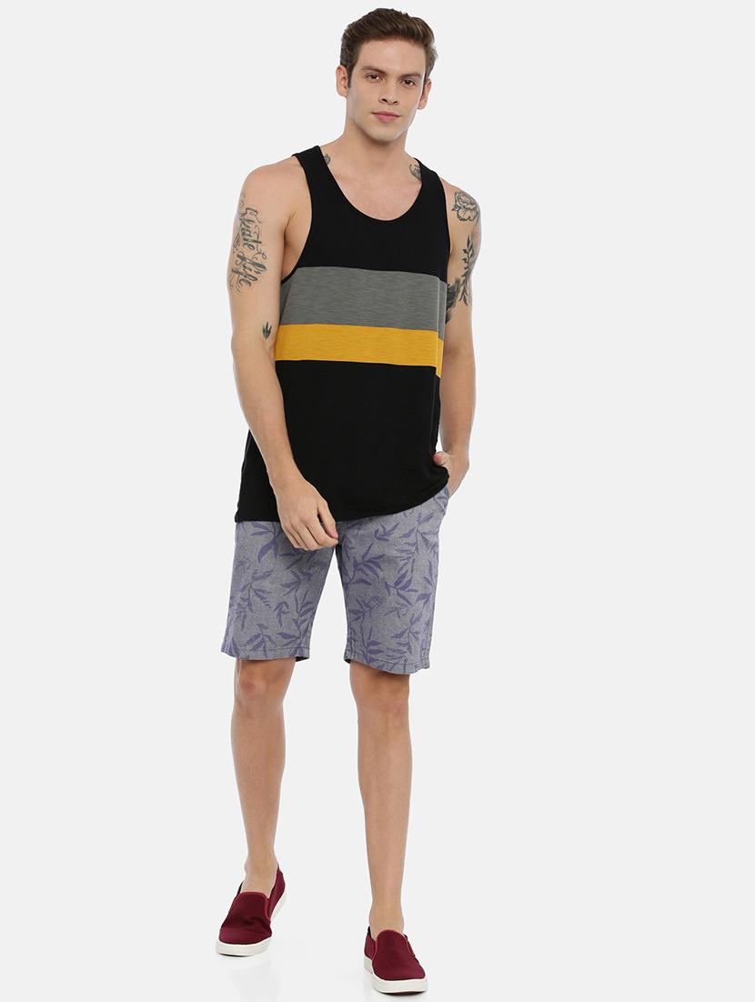 grey printed bermuda shorts - 17337234 - Zoom Image - 4