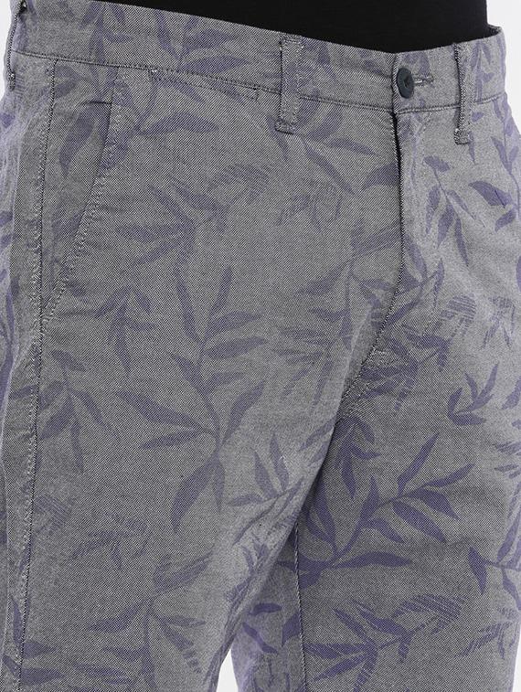 grey printed bermuda shorts - 17337234 - Zoom Image - 5
