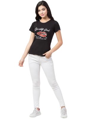 round neck graphic tee - 17337272 - Standard Image - 5