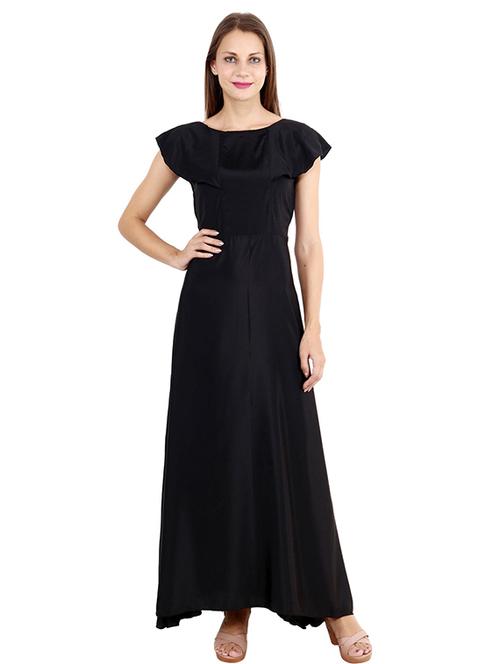 solid maxi dress - 17337296 - Standard Image - 1