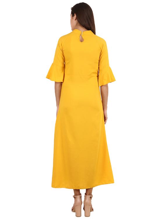 bell sleeves maxi dress - 17337304 - Zoom Image - 3