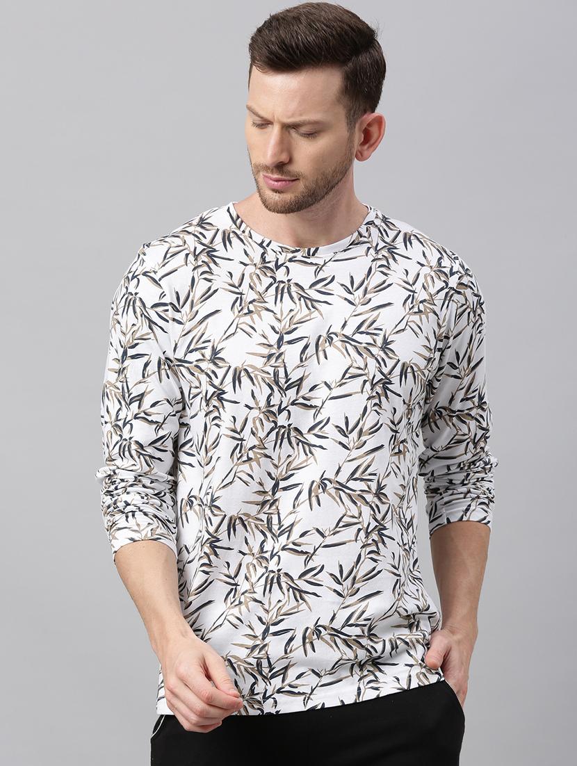 white all over print t-shirt - 17337350 - Zoom Image - 1