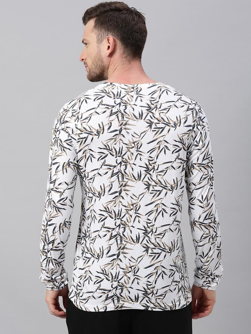 white all over print t-shirt - 17337350 - Zoom Image - 3