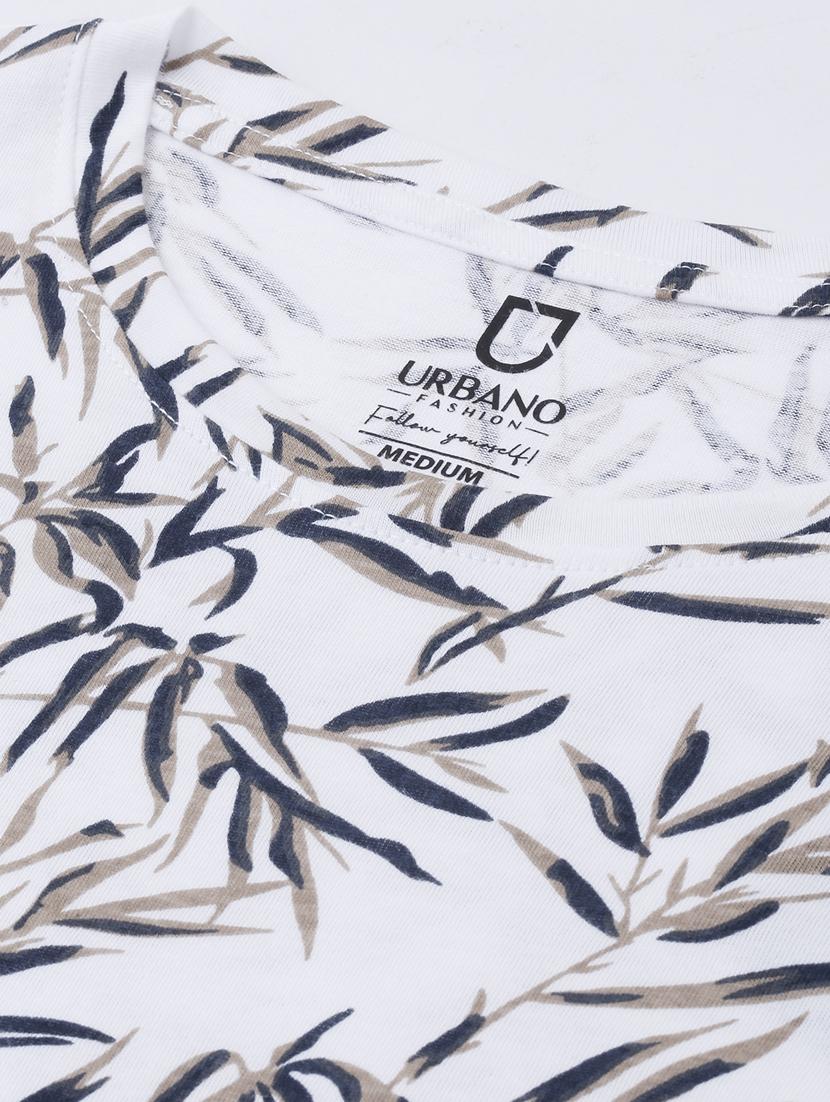white all over print t-shirt - 17337350 - Zoom Image - 5