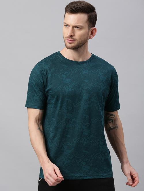 green all over print t-shirt - 17337355 - Standard Image - 1