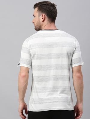 white striped t-shirt - 17337358 - Standard Image - 3