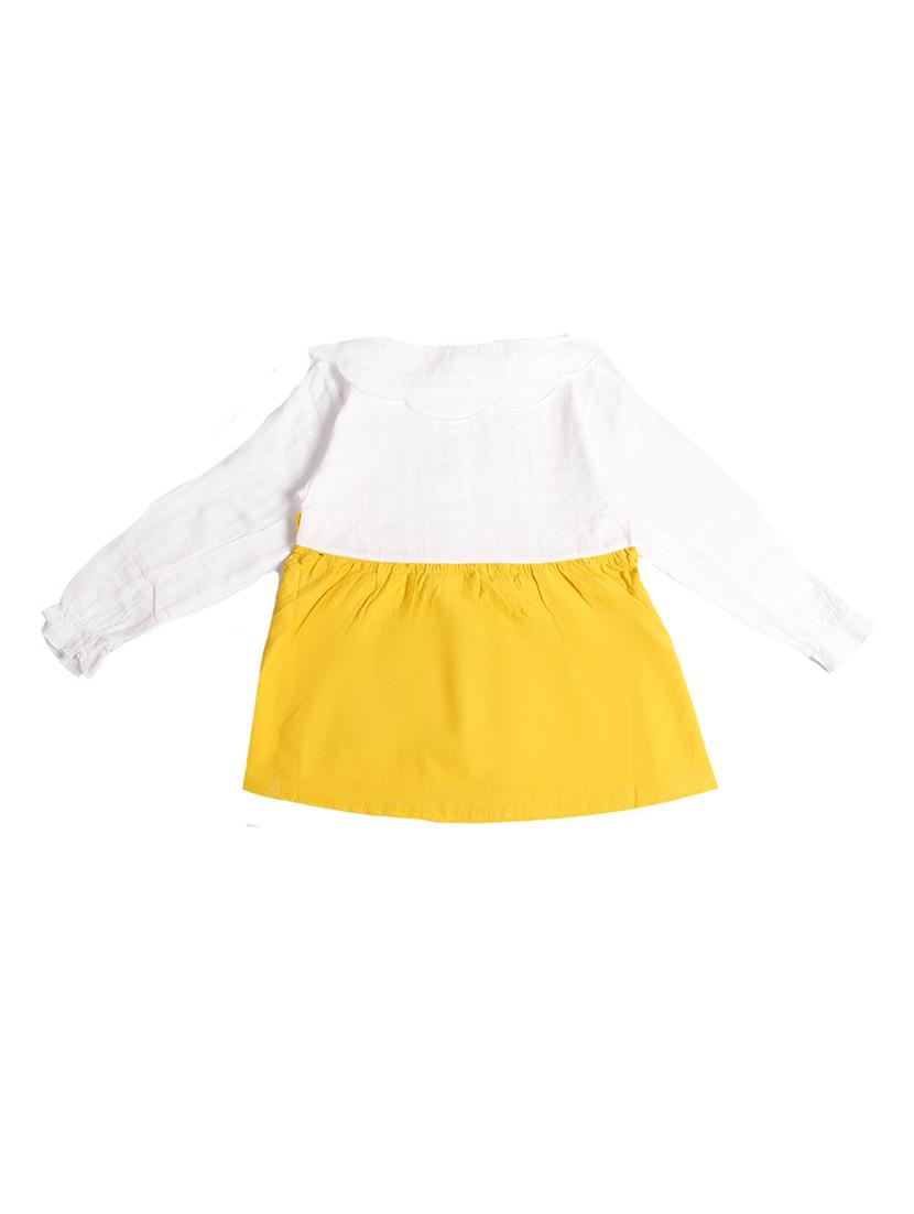 yellow cotton regular tops & tee - 17337523 - Zoom Image - 2