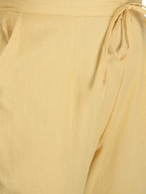tie front peg trousers - 17337545 - Standard Image - 4
