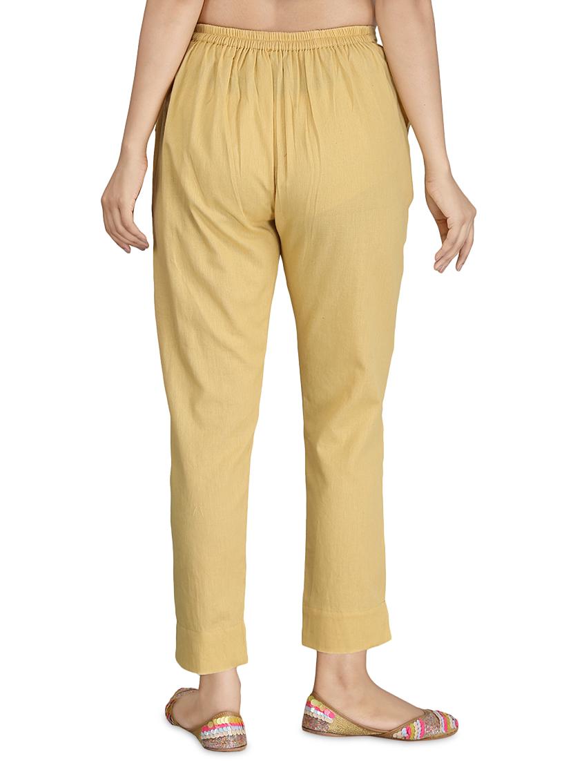 tie front peg trousers - 17337545 - Zoom Image - 3
