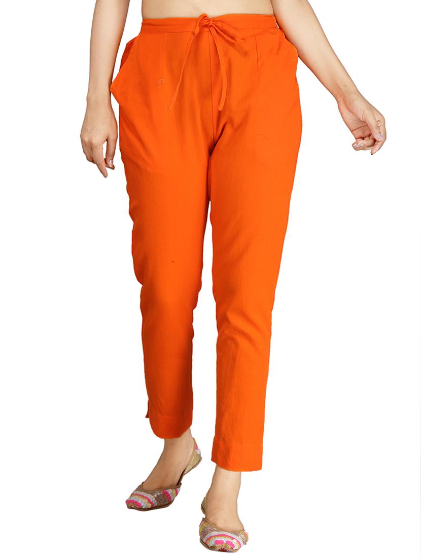 drawstring waist peg trousers - 17337549 - Zoom Image - 1