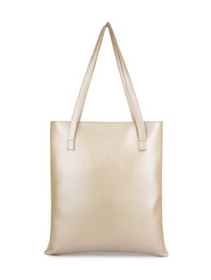 beige leatherette (pu) regular tote - 17337918 - Standard Image - 2