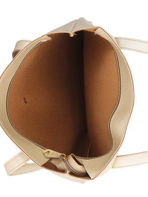 beige leatherette (pu) regular tote - 17337918 - Standard Image - 3