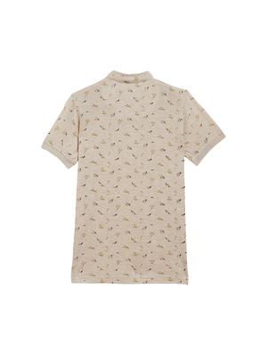 beige cotton tshirt - 17338007 - Standard Image - 2