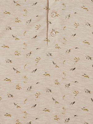 beige cotton tshirt - 17338007 - Standard Image - 3