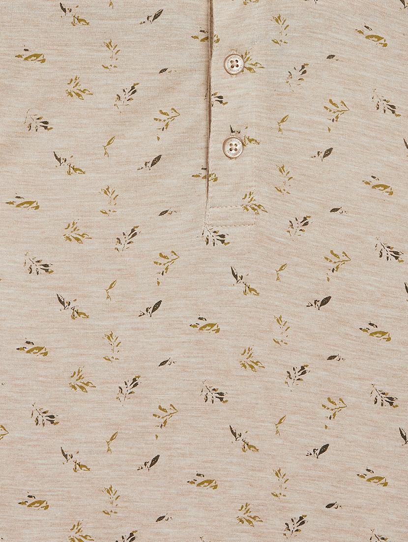 beige cotton tshirt - 17338007 - Zoom Image - 3