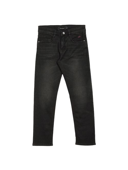 black cotton plain jean - 17338035 - Standard Image - 1