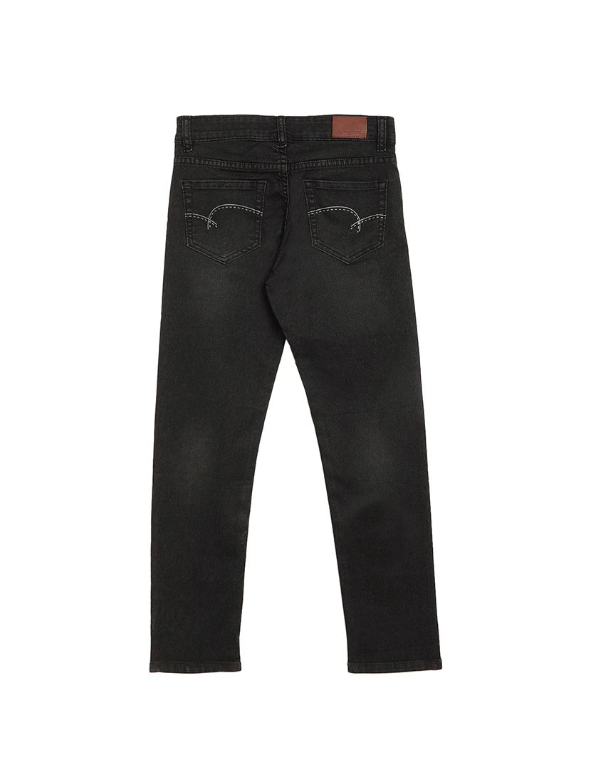 black cotton plain jean - 17338035 - Zoom Image - 2