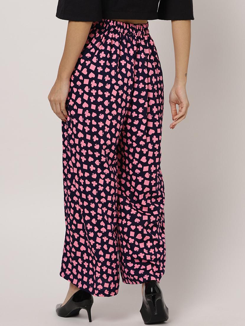 mid rise printed palazzo - 17338659 - Zoom Image - 3