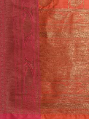 zari work banarasi saree with blouse - 17338911 - Standard Image - 5