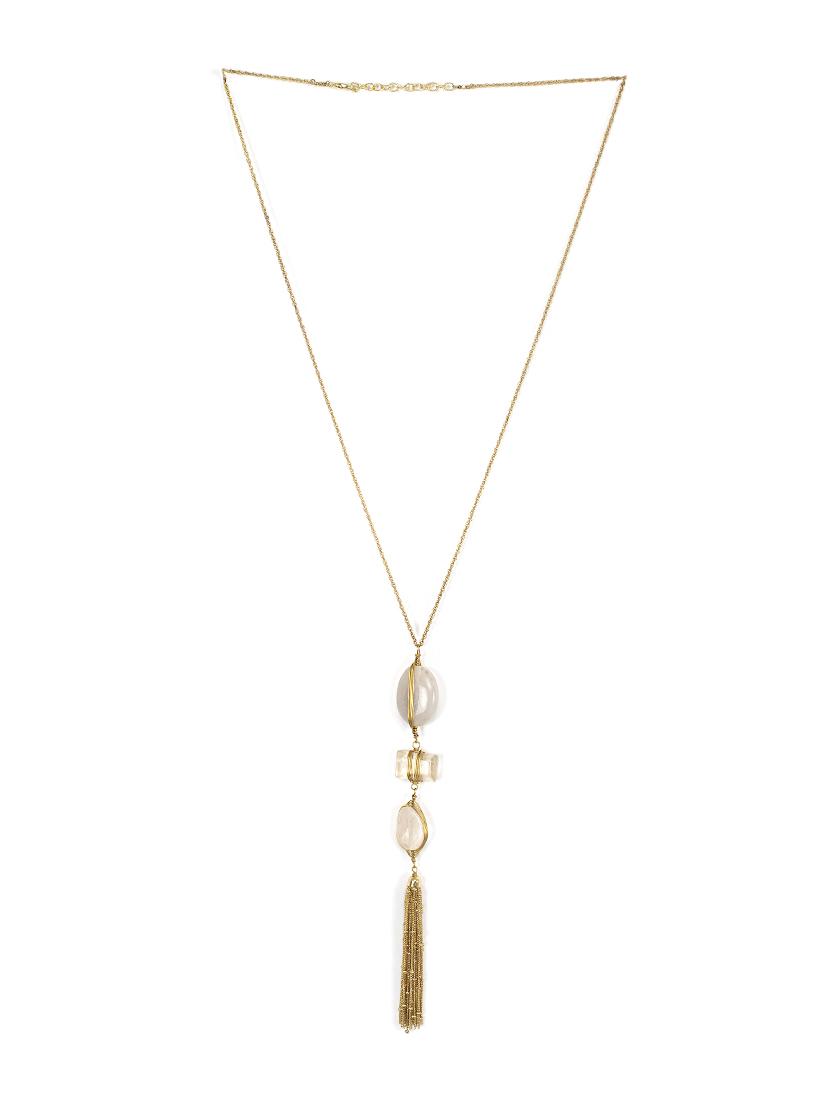 multi colored brass other necklace - 17339034 - Zoom Image - 1