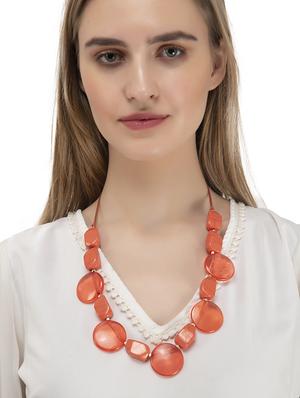 multi colored brass other necklace - 17339036 - Standard Image - 2