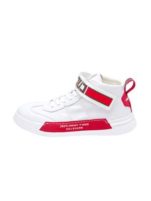 red lace up shoe - 17340093 - Standard Image - 2