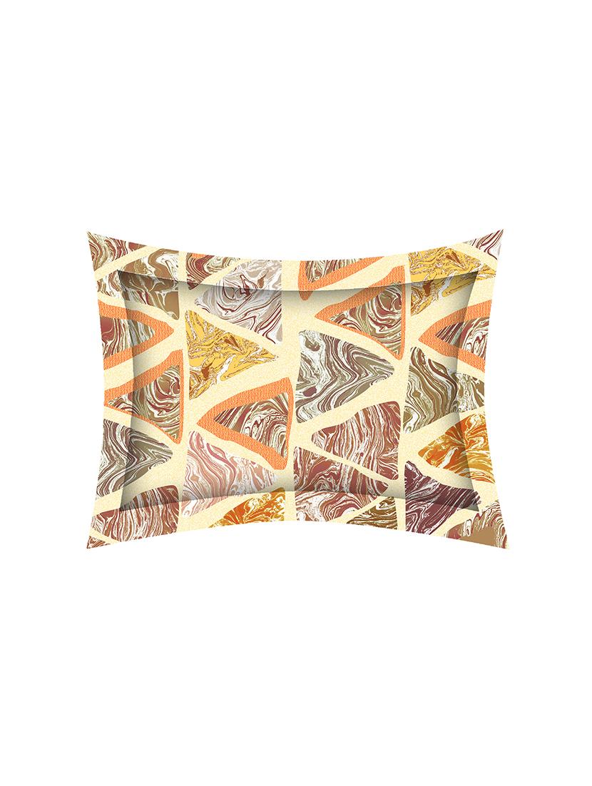 cotton double bedsheet with 2 pillow covers - 17340473 - Zoom Image - 2