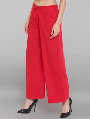 drawstring waist palazzo - 17340610 - Standard Image - 2