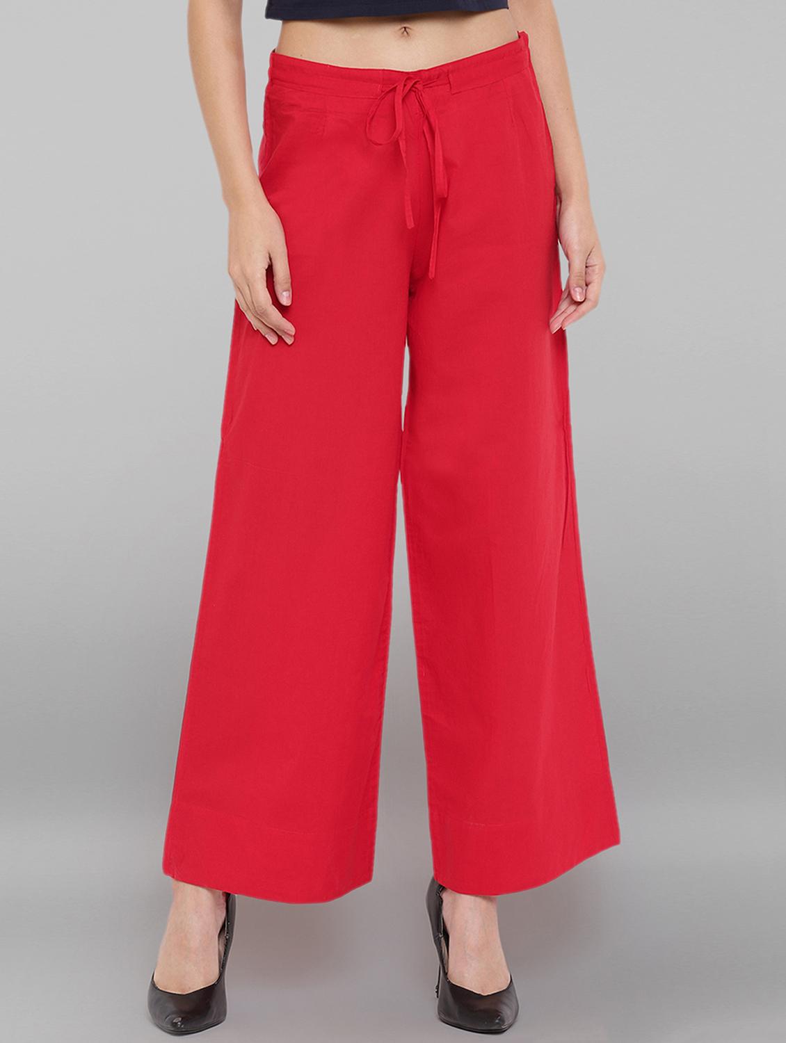 drawstring waist palazzo - 17340610 - Zoom Image - 1