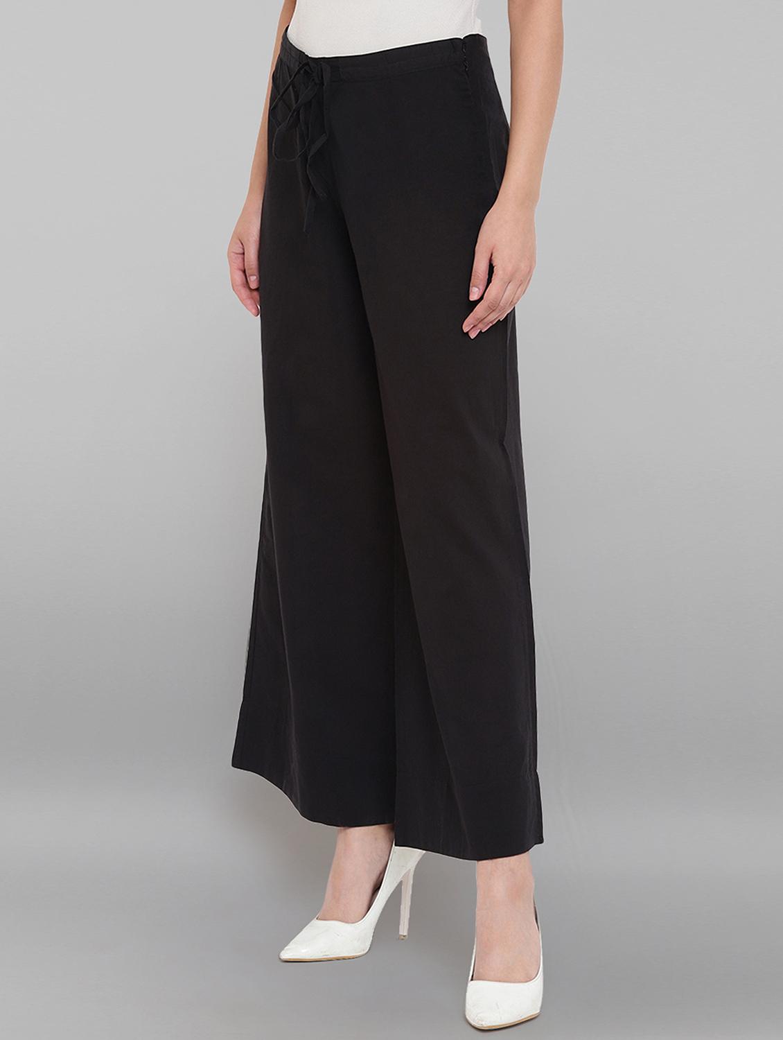 drawstring waist palazzo - 17340612 - Zoom Image - 2