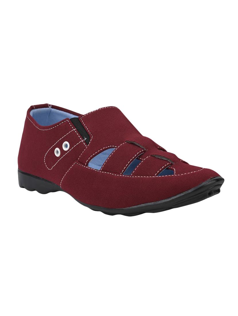 red slip on sandals - 17341164 - Zoom Image - 1